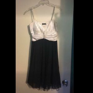 Black and white dress